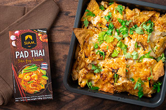 Chicken Pad Thai Nachos – deSIAMCuisine (Thailand) Co Ltd