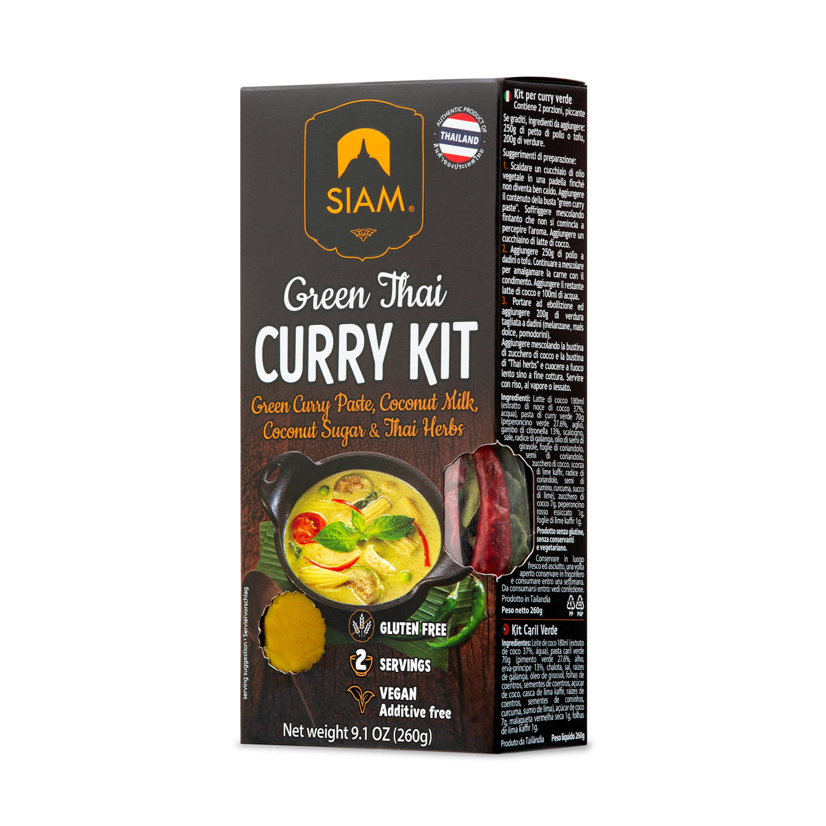 Thai Curry Cooking Kit, Paste, Red, Green