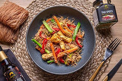 Vermicelli di riso integrale saltati in padella - deSIAMCuisine ...