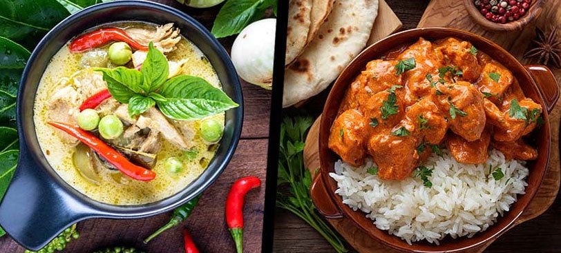 Indian thai curry on sale