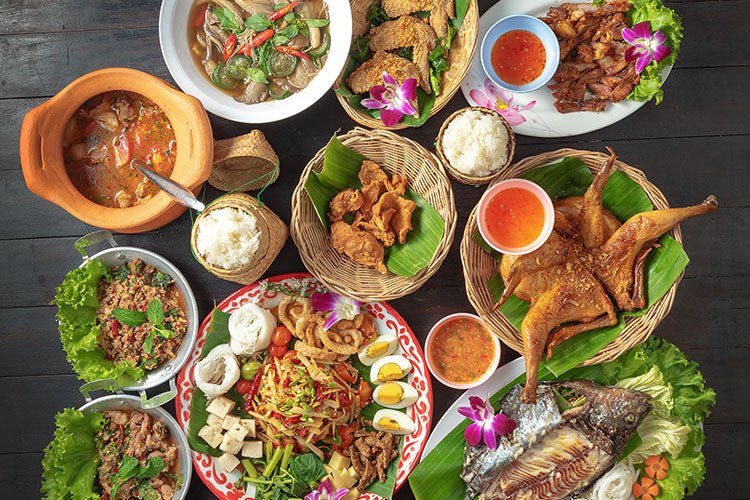 Traditional Isan cuisine and recommended dishes