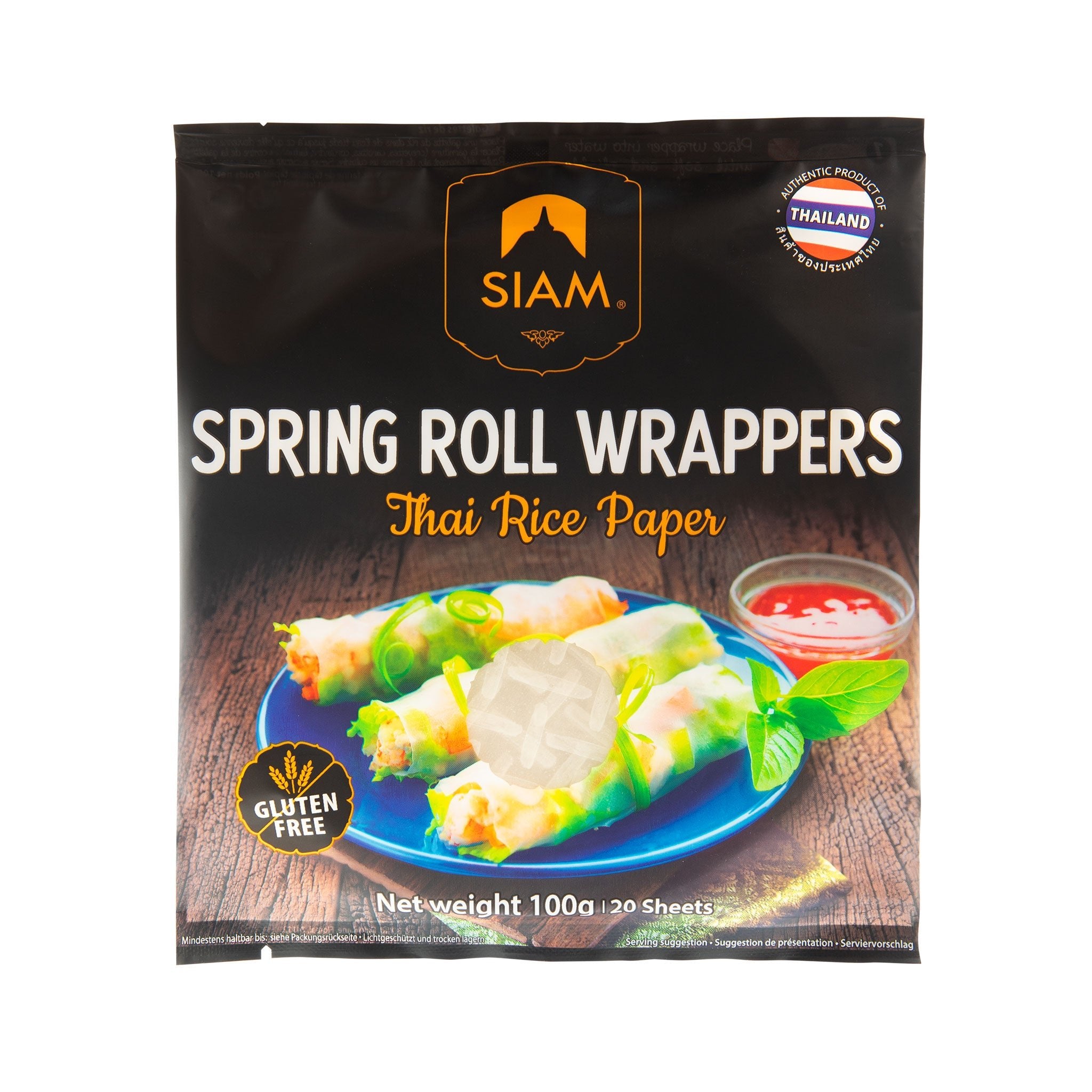 Tapioca Spring Roll Wrappers SPRING ROLL WRAPPERS – deSIAMCuisine (Thailand) Co Ltd