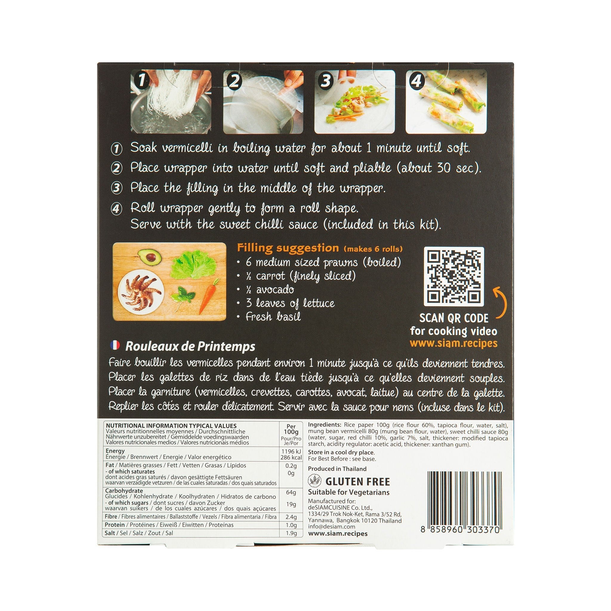 SPRING ROLL KIT – deSIAMCuisine (Thailand) Co Ltd