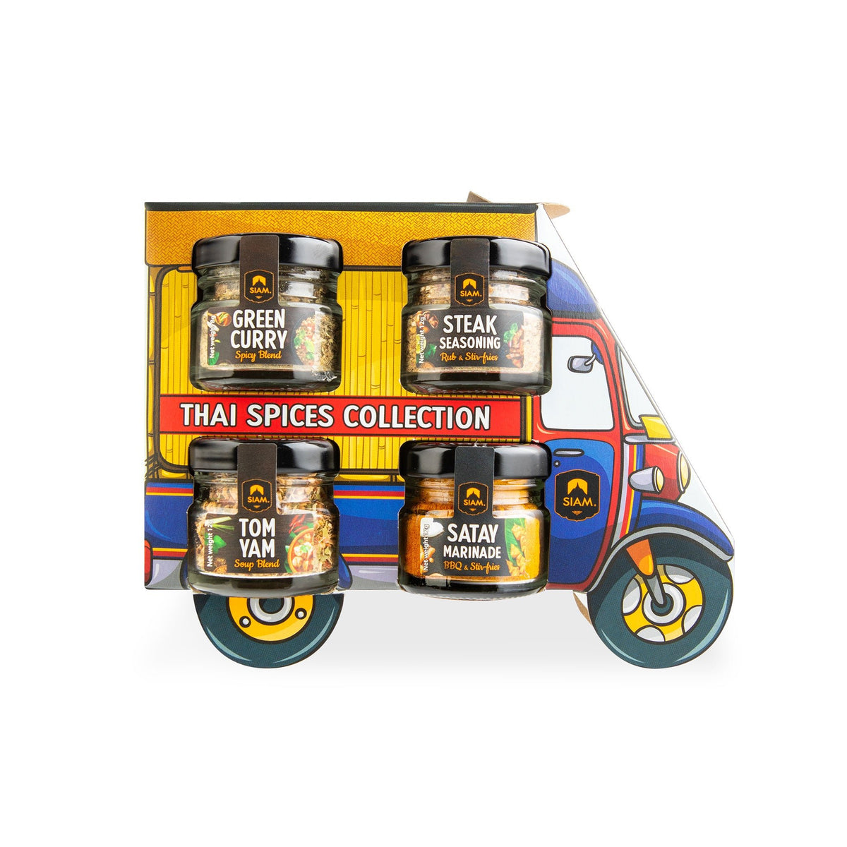 Thai Spices Tuk Tuk gift box 44g – deSIAMCuisine (Thailand) Co Ltd